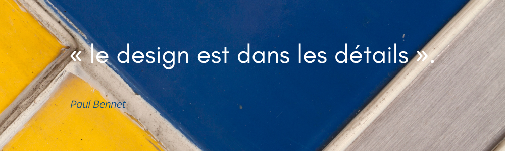 image avec une citation se rapportant à la création de site internet avec un fond au couleur du site